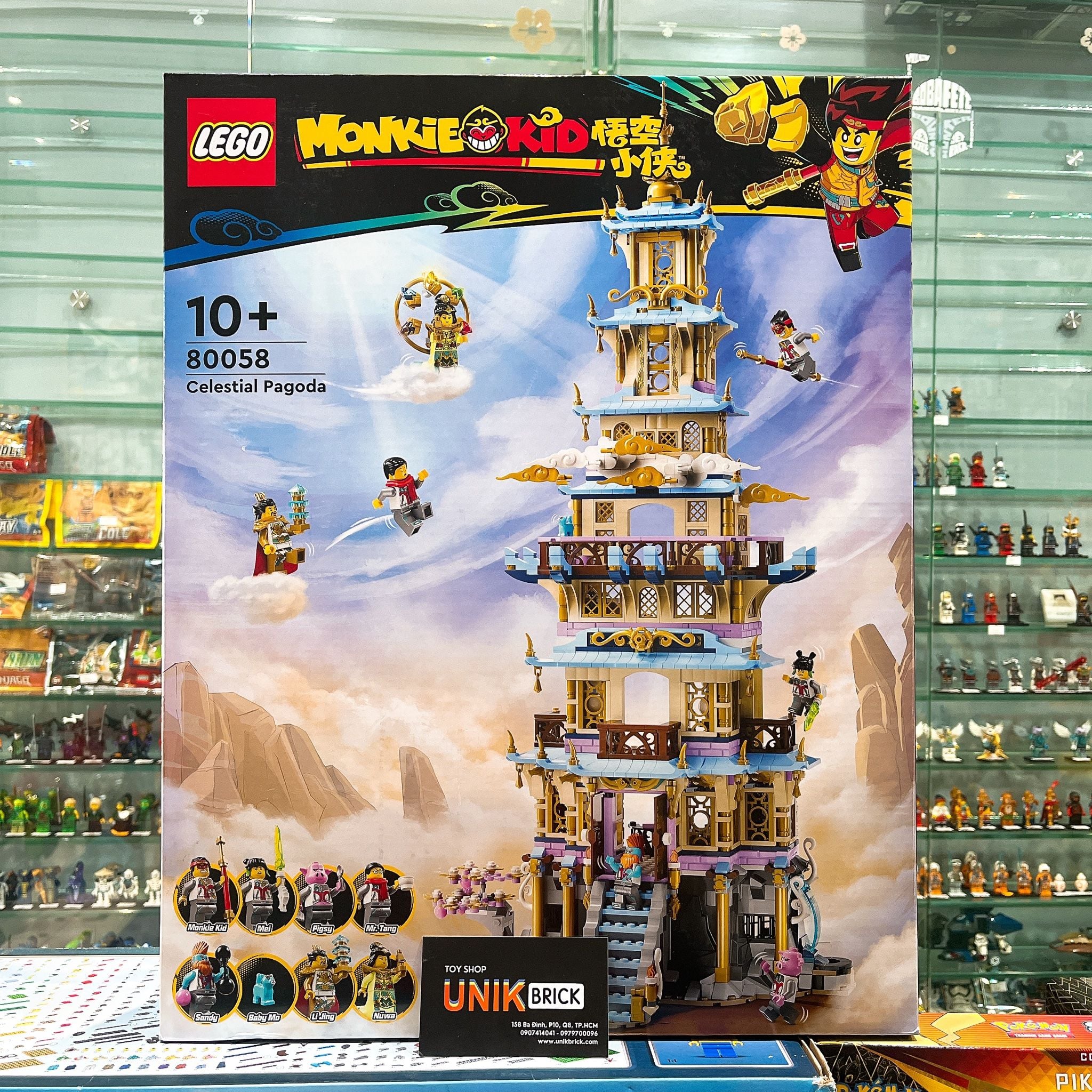 [CÓ HÀNG] LEGO Monkie Kid 80058 Celestial Pagoda – UNIK BRICK