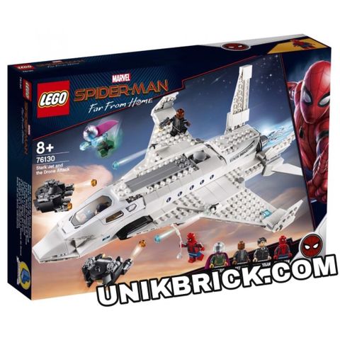  [HÀNG ĐẶT/ ORDER] LEGO Marvel Super Heroes 76130 Stark Jet and the Drone Attack. 