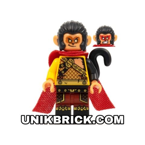  [ORDER ITEMS] LEGO Evil Macaque Gold and Dark Red Amor Red Cape 