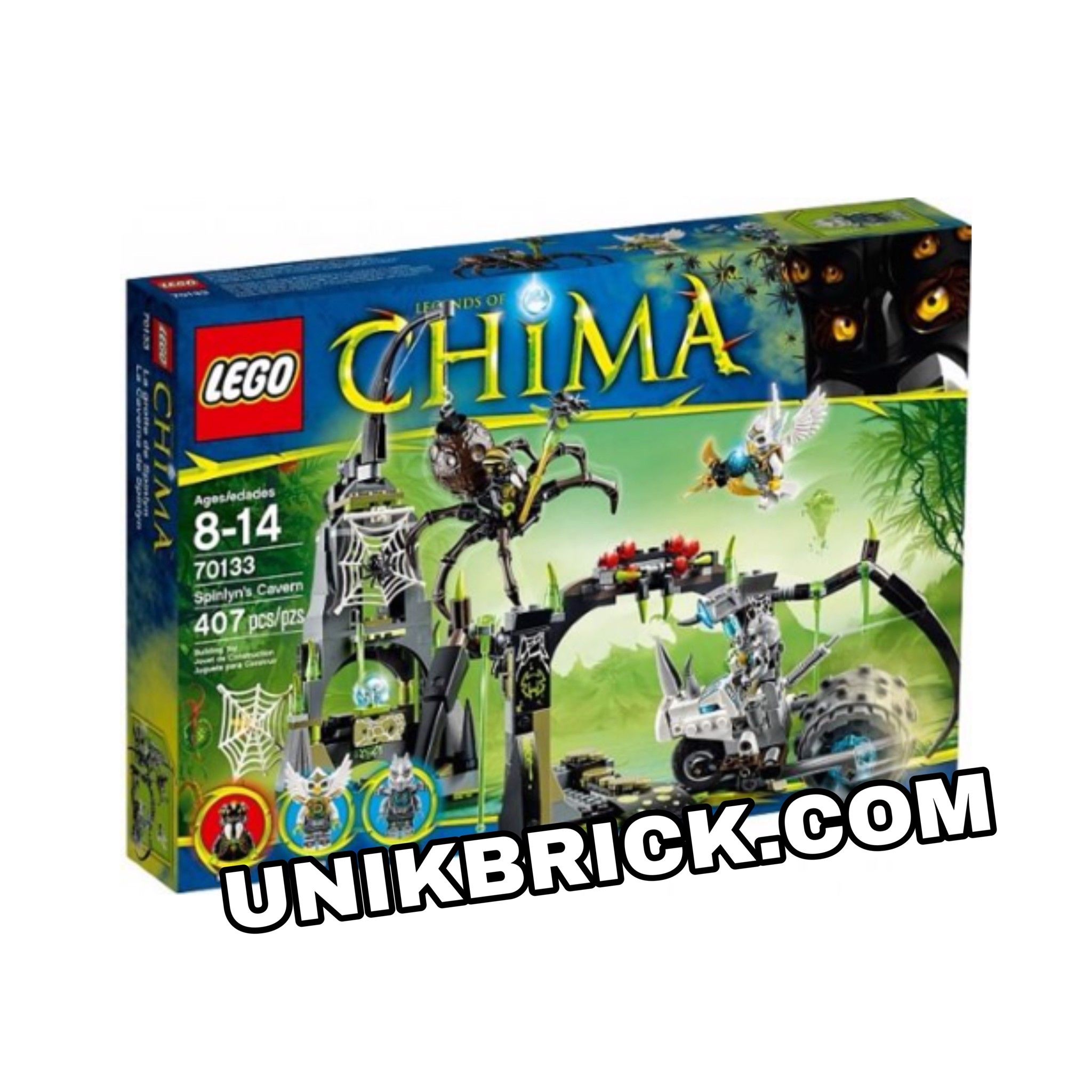 [ORDER ITEMS] LEGO Legends of Chima 70133 Spinlyn's Cavern