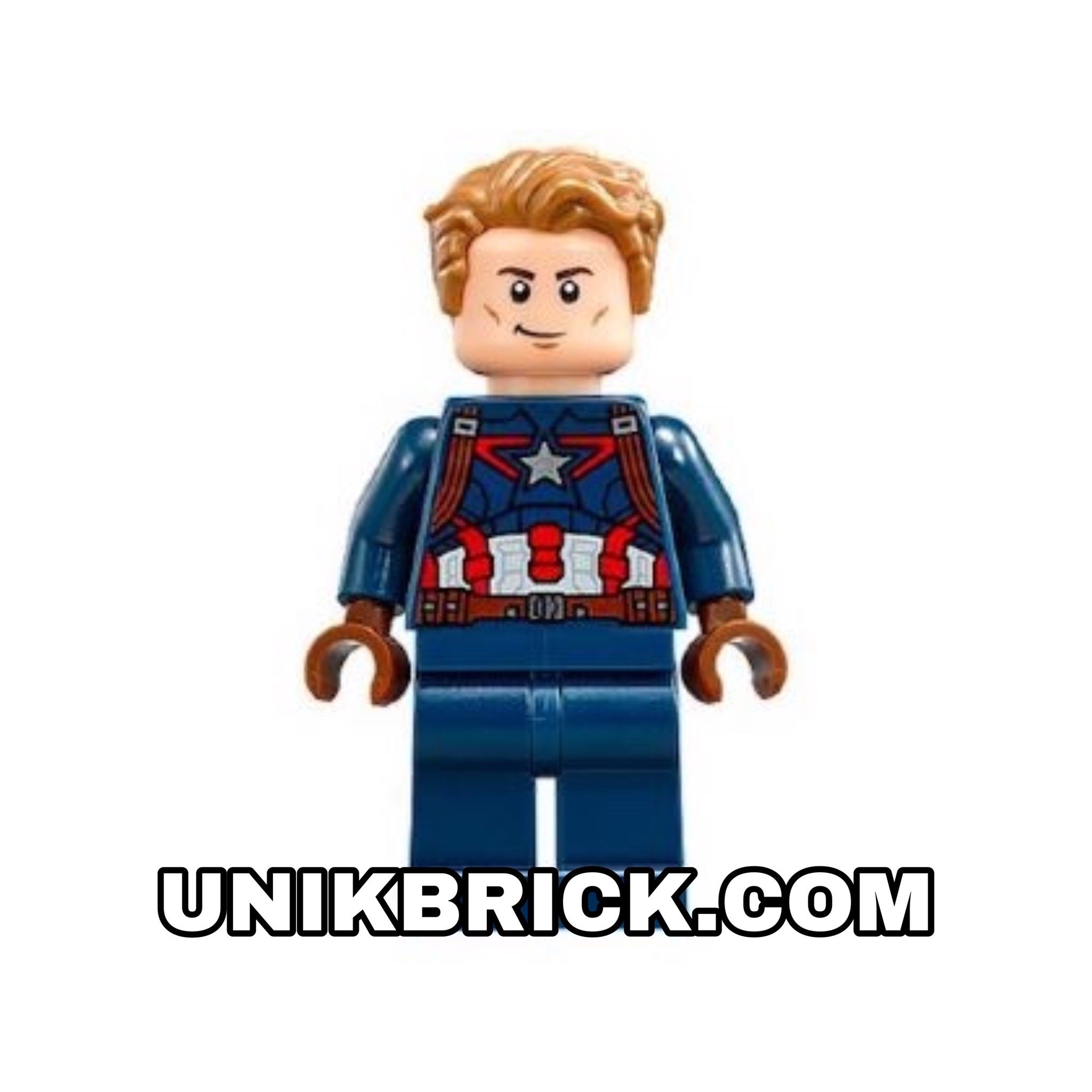 [ORDER ITEMS] LEGO Captain America Detailed Suit Dark Brown Eyebrows