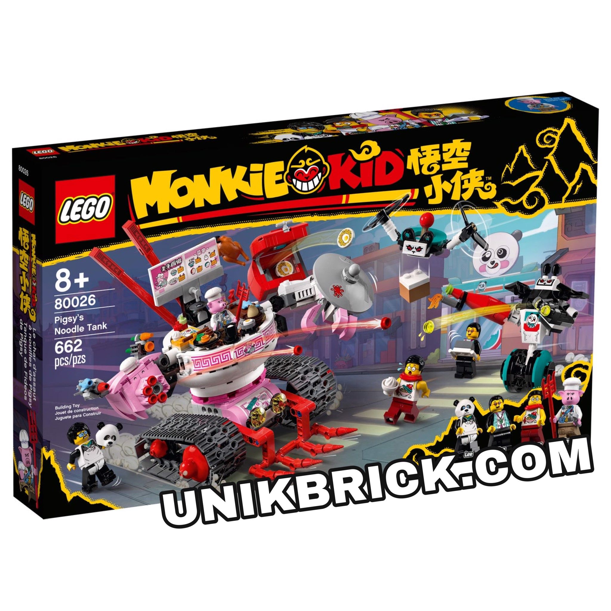 [HÀNG ĐẶT/ ORDER] LEGO Monkie Kid 80026 Pigsy’s Noodle Tank