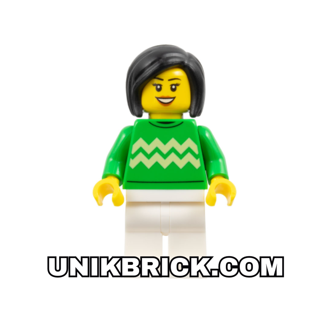 [ORDER ITEMS] LEGO Woman Bright Green Sweater