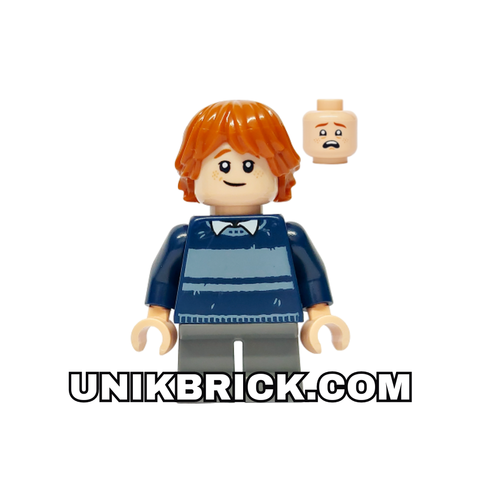  [ORDER ITEMS] LEGO Ron Weasley Dark Blue Striped Sweater 