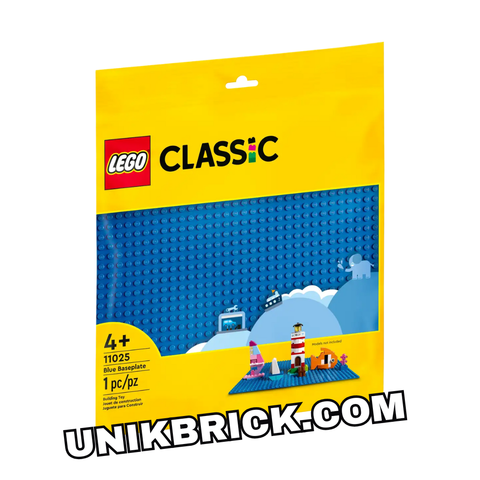  [CÓ HÀNG] LEGO Classic 11025 Blue Baseplate Đế Lắp Ráp Màu Xanh Dương 32 nút 