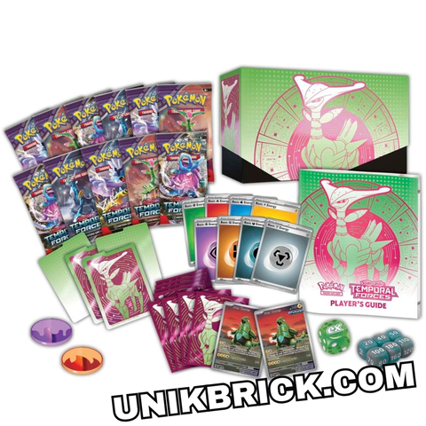  [HÀNG ĐẶT/ ORDER] Pokemon TCG Scarlet & Violet Temporal Forces Pokémon Center Elite Trainer Box Iron Leaves 