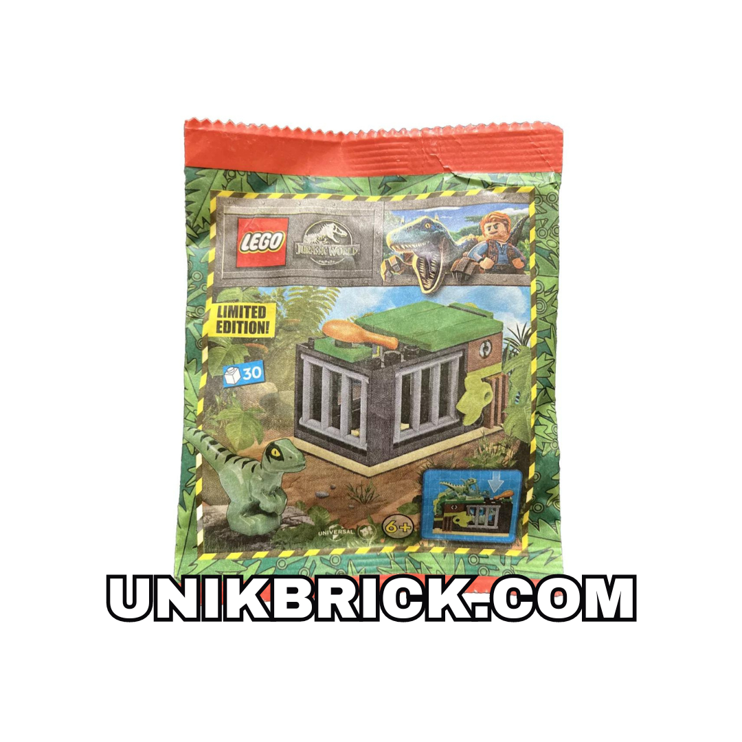 LEGO Jurassic World 122330 Raptor and Trap Paper Bag