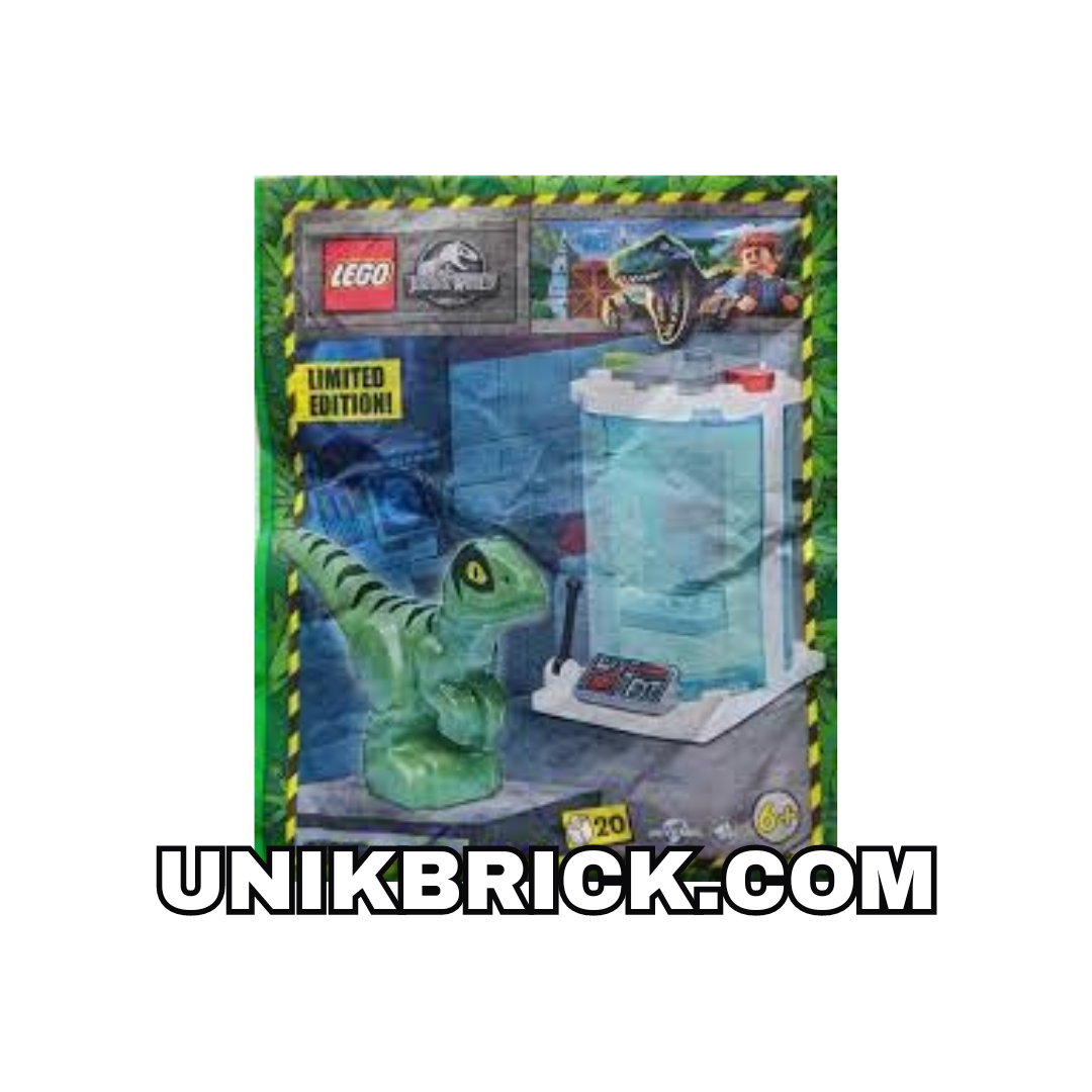 LEGO Jurassic World 122327 Raptor with Incubator Paper Bag