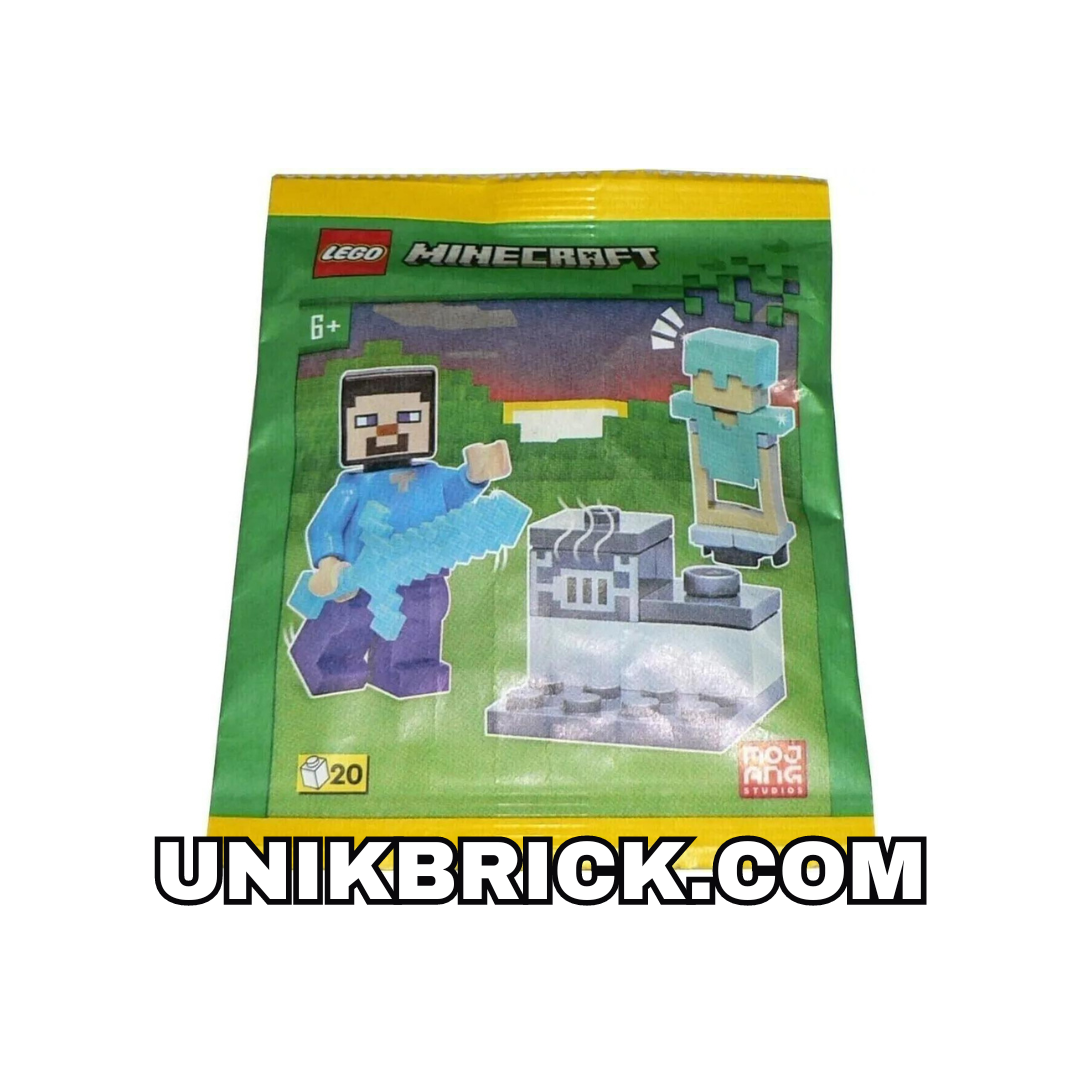 [ORDER ITEMS] LEGO 662317 Steve with Diamond Armor Paper Bag
