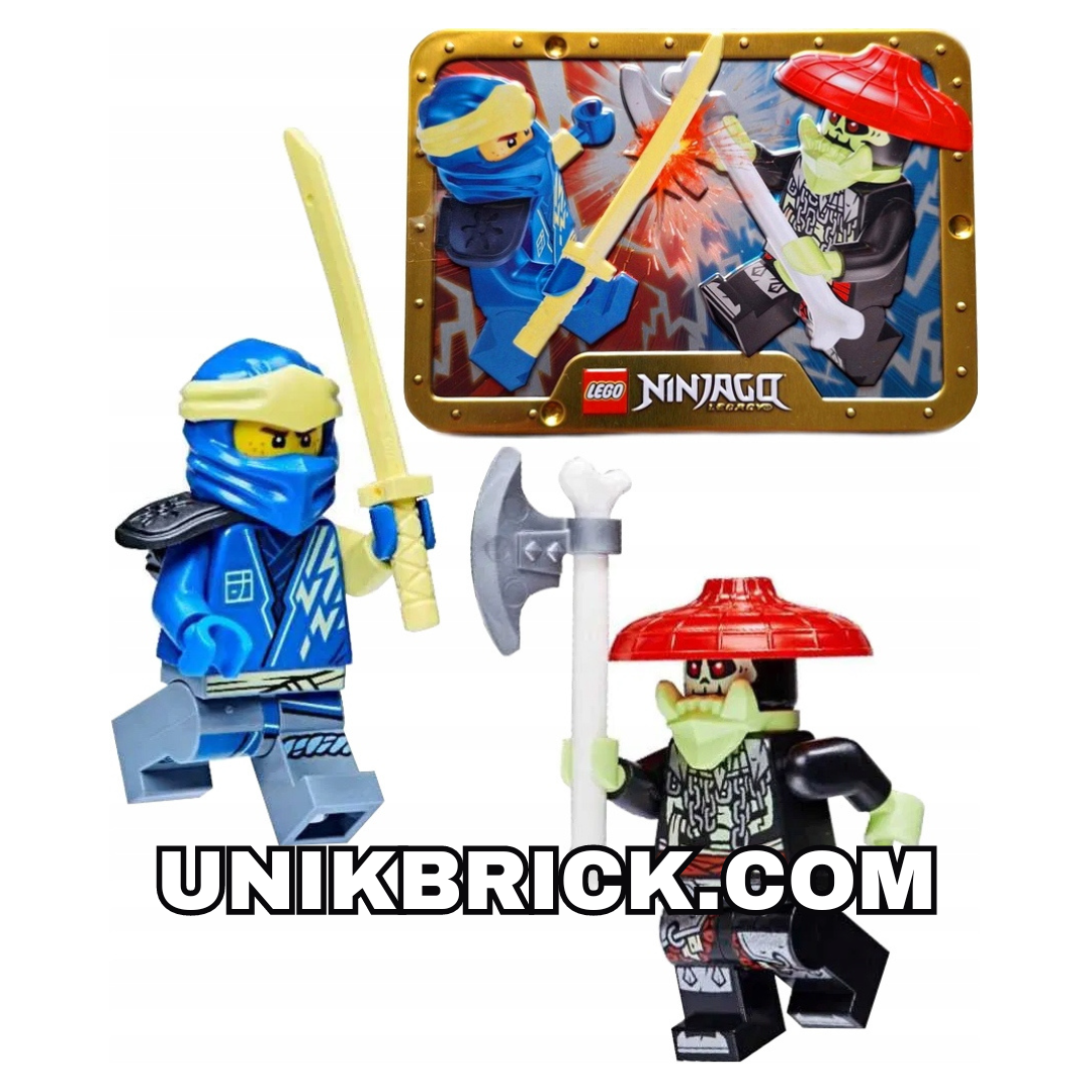 LEGO Ninjago 112327 Jay vs. Bone Hunter Metal Box