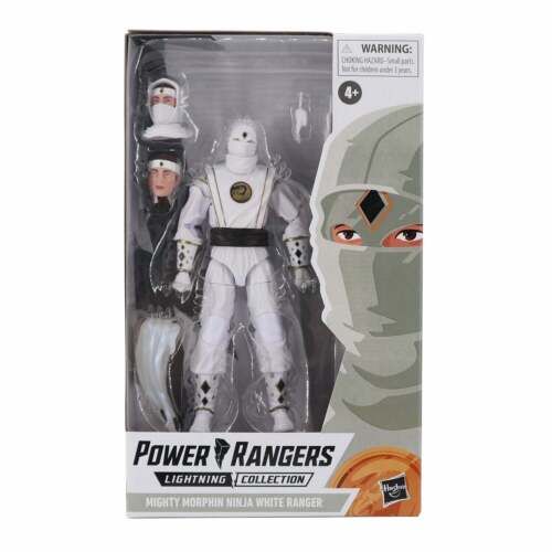 [HÀNG ĐẶT/ ORDER] Hasbro Power Rangers Lightning Collection 6 Inch Mighty Morphin Ninja White Ranger Figure