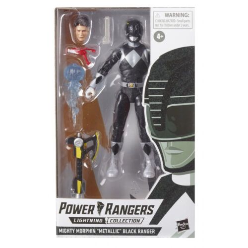 [HÀNG ĐẶT/ ORDER] Hasbro Power Rangers Lightning Collection 6 Inch Mighty Morphin Metallic Black Ranger Figure