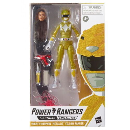 [HÀNG ĐẶT/ ORDER] Hasbro Power Rangers Lightning Collection 6 Inch Mighty Morphin Metallic Yellow Ranger Figure