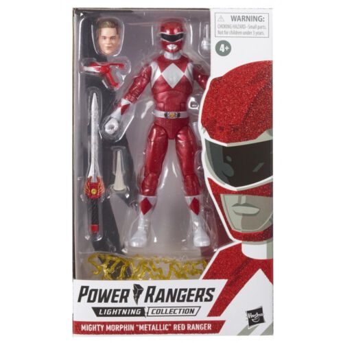 [HÀNG ĐẶT/ ORDER] Hasbro Power Rangers Lightning Collection 6 Inch Mighty Morphin Metallic Red Ranger Figure