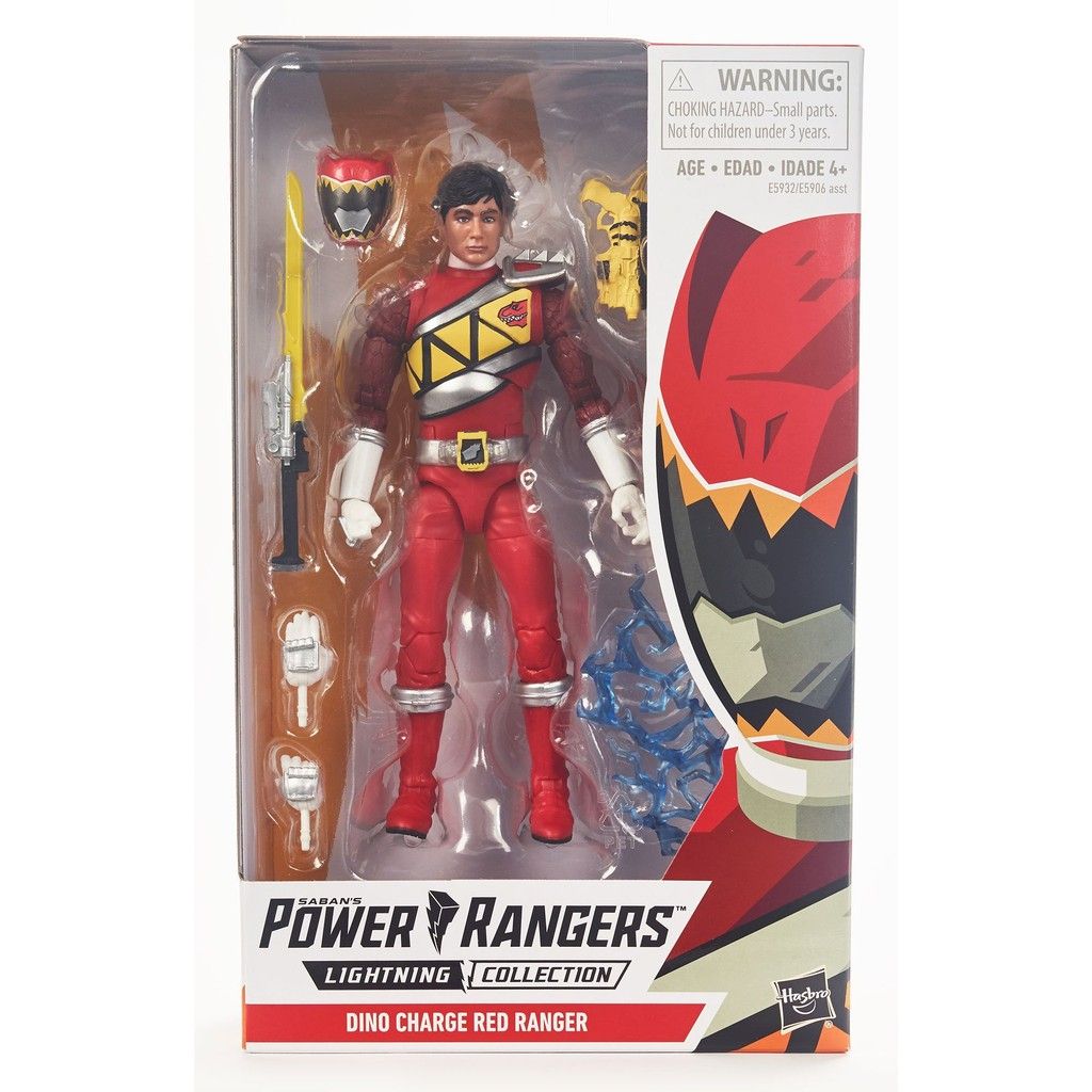 [HÀNG ĐẶT/ ORDER] Hasbro Power Rangers Lightning Collection 6 Inch Dino Charge Red Ranger Figure