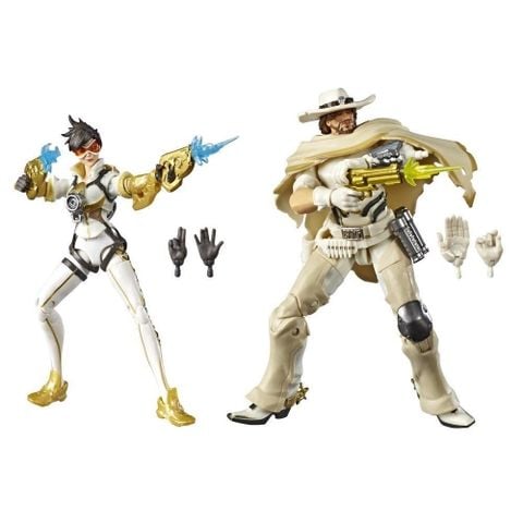  [CÓ HÀNG] Hasbro Overwatch Ultimates Tracer and McCree 6 Inch Action Figure 