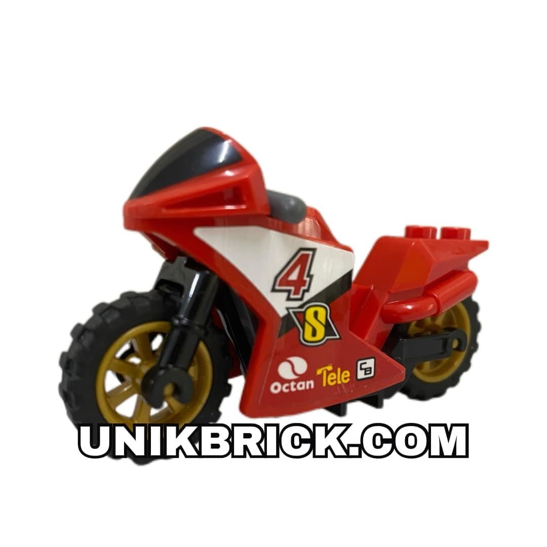 LEGO City Red Motorbike No 4 Xe mô tô đỏ (Mẫu 4)