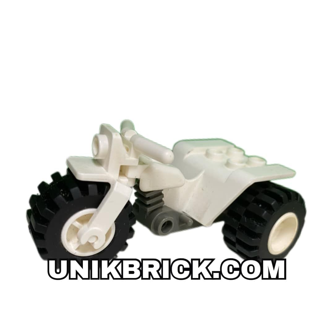 LEGO City White Motorbike No 9 Xe mô tô 3 bánh trắng (Mẫu 9)