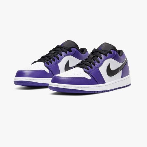 Giày Nike Air Jordan 1 Low – Court Purple White – 553558-500