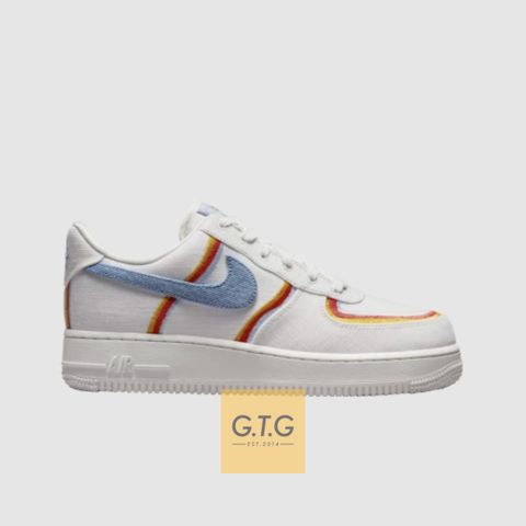 Giày Nike Air Force 1 – Sail Denim Swoosh – DJ4655-133