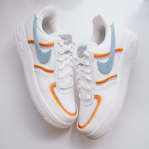 Giày Nike Air Force 1 – Sail Denim Swoosh – DJ4655-133