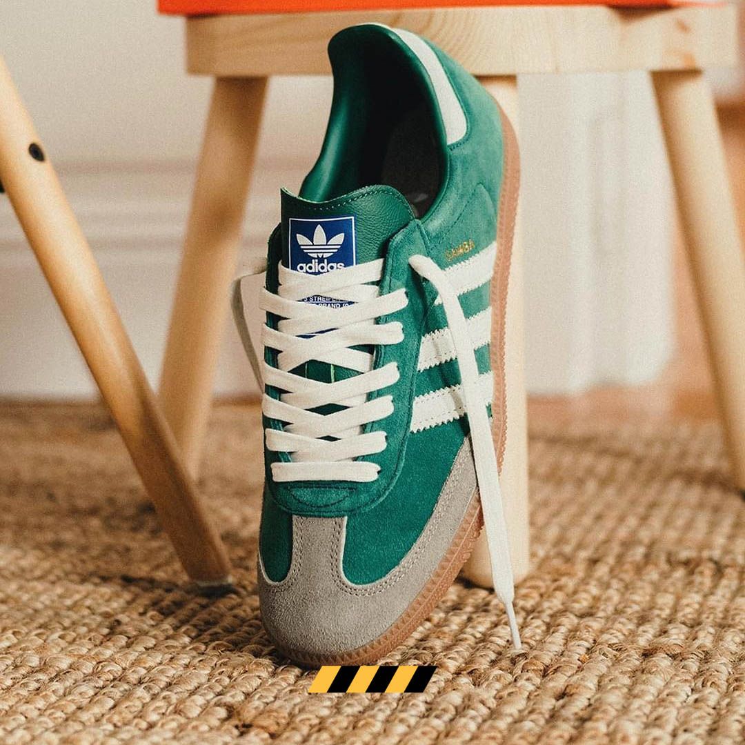 Giày adidas Samba OG – Collegiate Green Gum Grey Toe