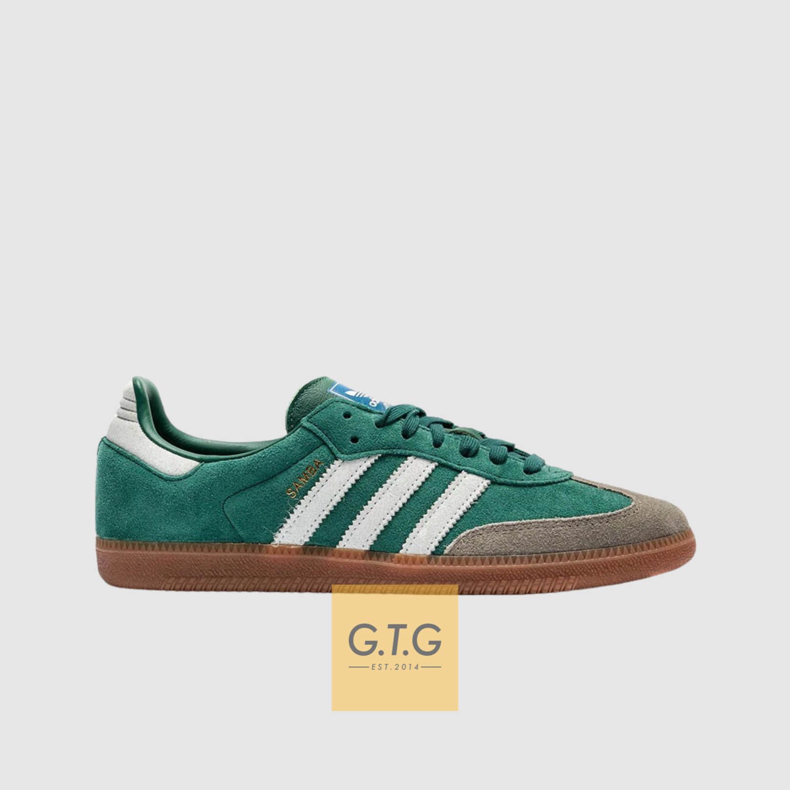 Giày adidas Samba OG – Collegiate Green Gum Grey Toe