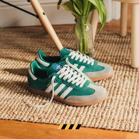 Giày Adidas Samba OG – Collegiate Green Gum Grey Toe – ID2054