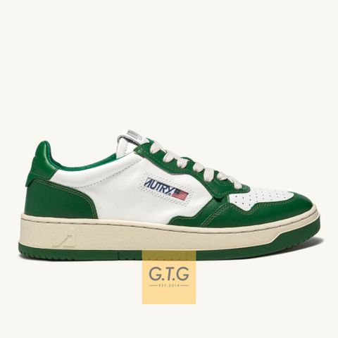 Giày Autry Medalist Leather Low – Green White – AULW-WB03