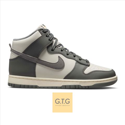 Giày Nike Dunk High Retro SE Vintage – Light Bone Grey – DM0582-001