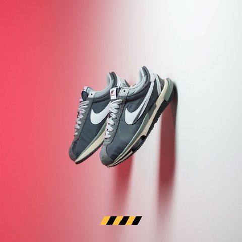 Giày Sacai x Nike Zoom Cortez  – Iron Grey –  DQ0581-001