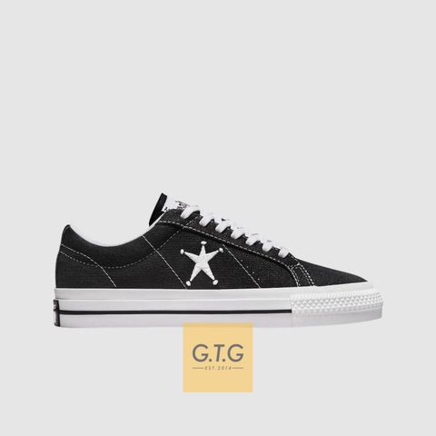 Giày Stussy x Converse Chuck One Star Ox – Stussy Black – 173120C