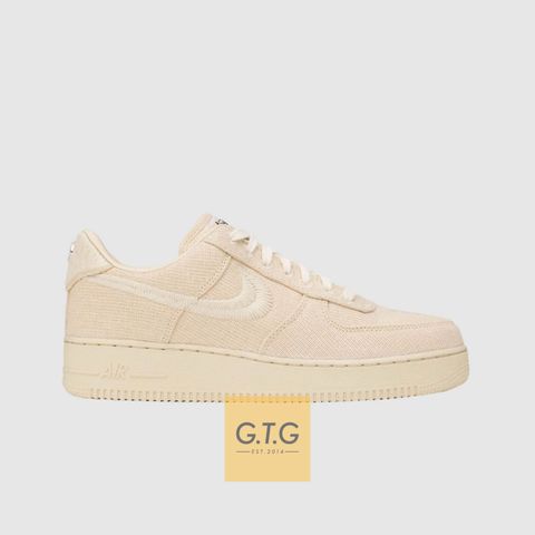 Giày Stussy x Air Force 1 Low – Fossil – CZ9084-200