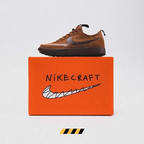 Giày Tom Sachs x NikeCraft Purpose Shoe – Brown – DA6672-201