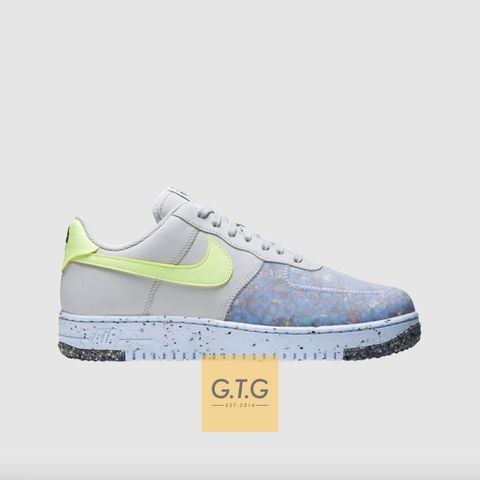 Giày Nike Air Force 1 Crater – Pure Platinum Barely Volt – CZ1524-001