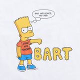  Áo thun ADLV x SIMPSONS - Homework Bart White Tee 