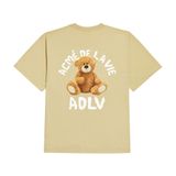  Áo thun - ADLV - Acmé de la vie - TEDDY BEAR (BEAR DOLL) SHORT SLEEVE T-SHIRT BEIGE 