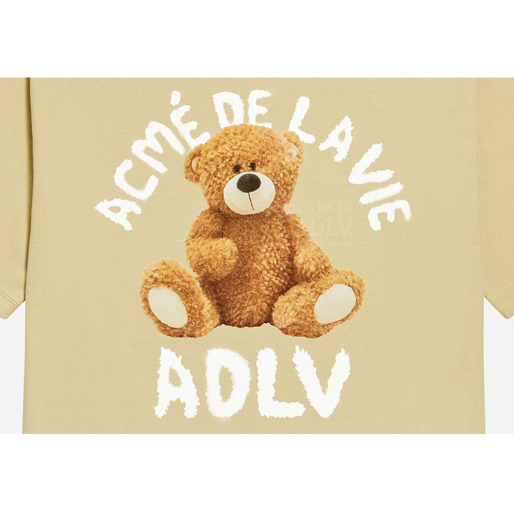  Áo thun - ADLV - Acmé de la vie - TEDDY BEAR (BEAR DOLL) SHORT SLEEVE T-SHIRT BEIGE 