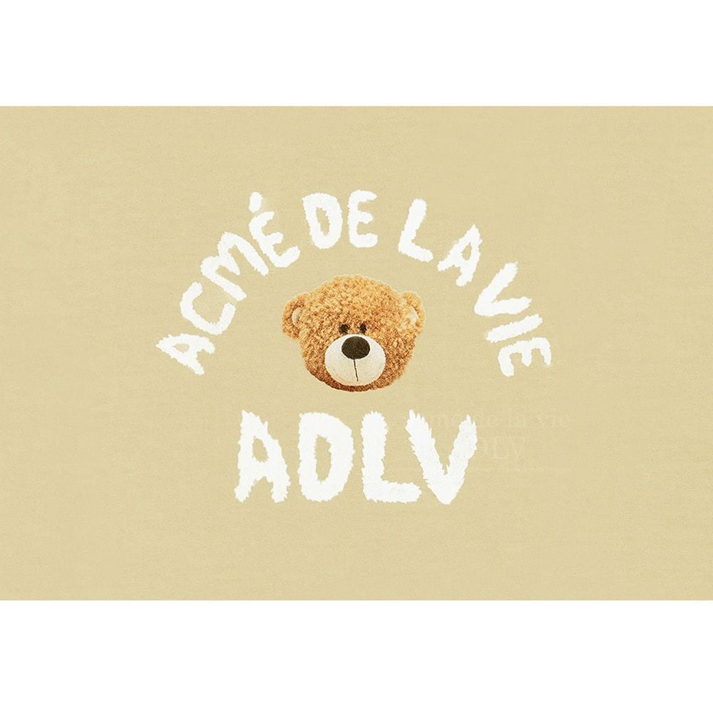  Áo thun - ADLV - Acmé de la vie - TEDDY BEAR (BEAR DOLL) SHORT SLEEVE T-SHIRT BEIGE 