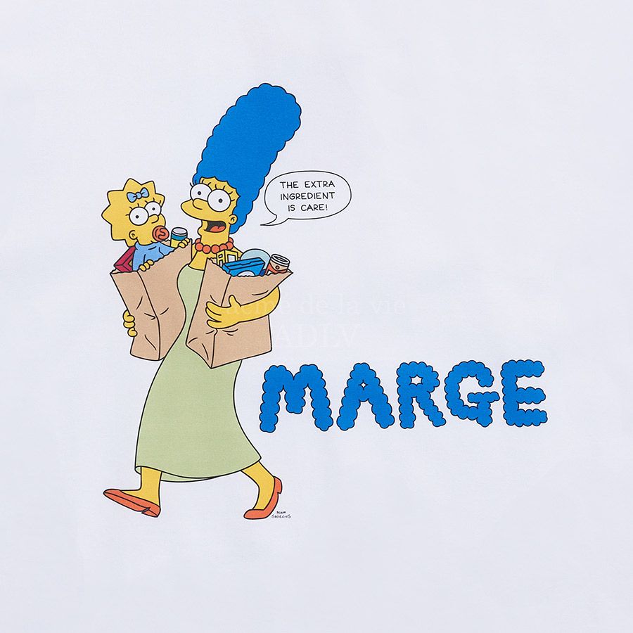  Áo thun ADLV x SIMPSONS - Marge White Tee 