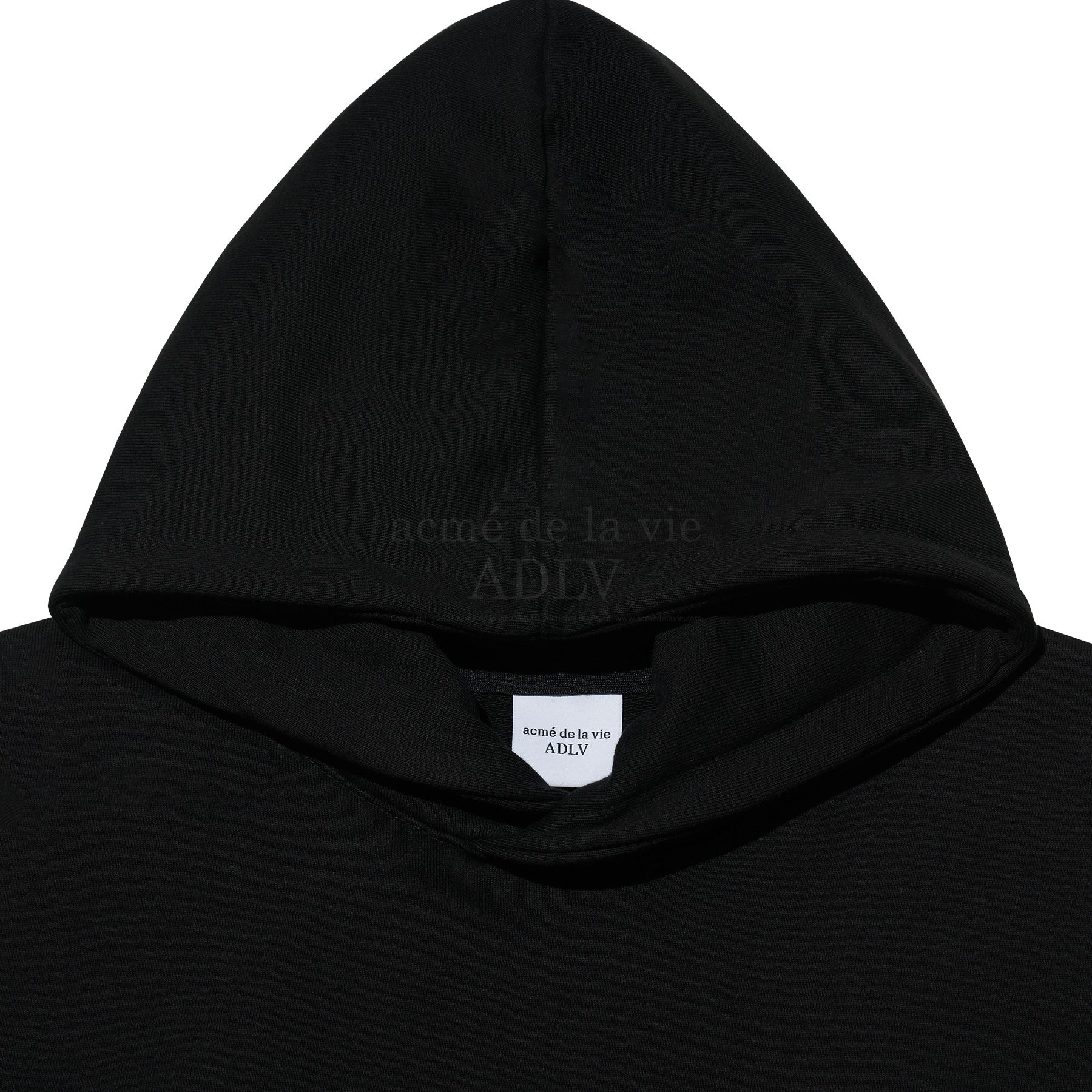  Hoodie Acmé de la vie - ADLV SHAKING HEART HOODIE BLACK 