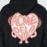  Hoodie Acmé de la vie - ADLV SHAKING HEART HOODIE BLACK 