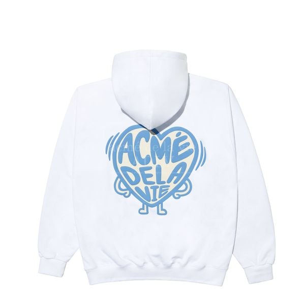  Hoodie Acmé de la vie - ADLV SHAKING HEART HOODIE WHITE 