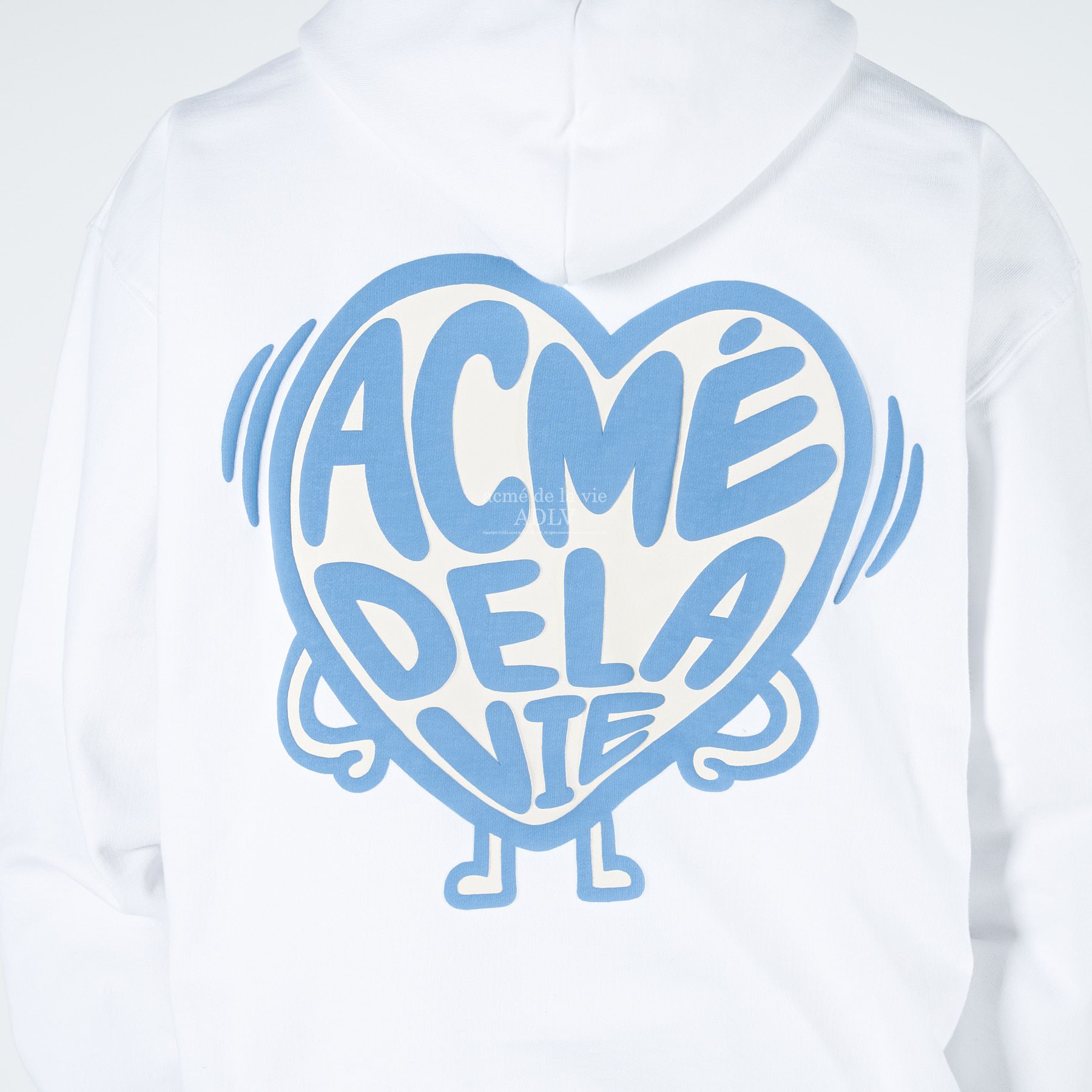  Hoodie Acmé de la vie - ADLV SHAKING HEART HOODIE WHITE 