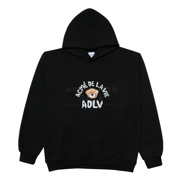  Hoodie Acmé de la vie - ADLV TEDDY BEAR (BEAR DOLL) HOODIE BLACK 