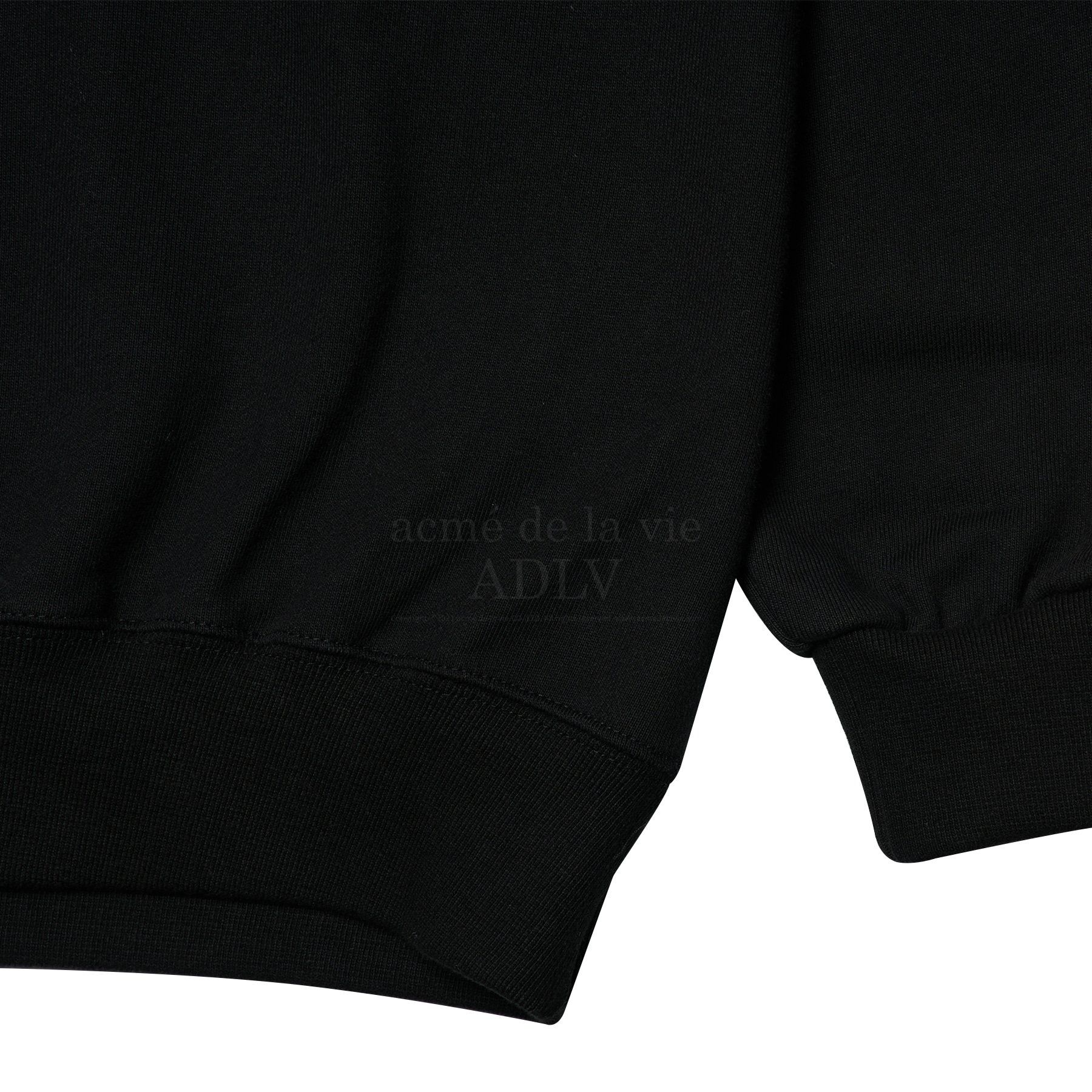  Hoodie Acmé de la vie - ADLV WHITE FULL LOGO HOODIE BLACK 