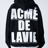  Hoodie Acmé de la vie - ADLV WHITE FULL LOGO HOODIE BLACK 