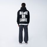  Hoodie Acmé de la vie - ADLV WHITE FULL LOGO HOODIE BLACK 