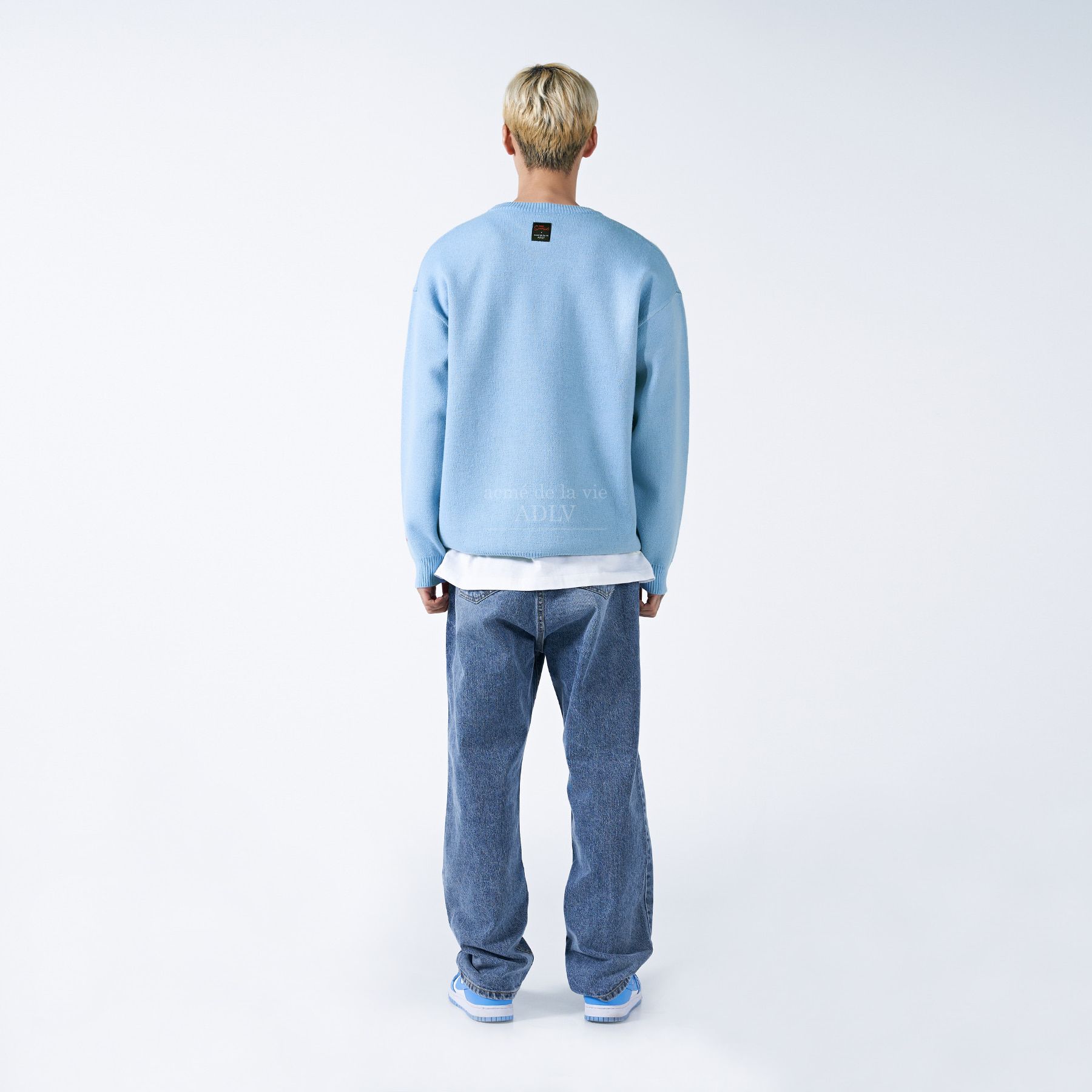  Áo Sweater ADLV [Acmé de la vie x Simpson] - ADLV MARGE - KNIT SKY BLUE 