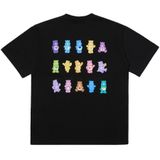  Áo Thun ADLV [Acmé de la vie x Care Bear] -  COLORFUL CARE BEARS SHORT SLEEVE BLACK T-SHIRTS 